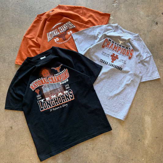 Kids Vintage Texas Longhorns Shirt Bundles (2-3 Tees)
