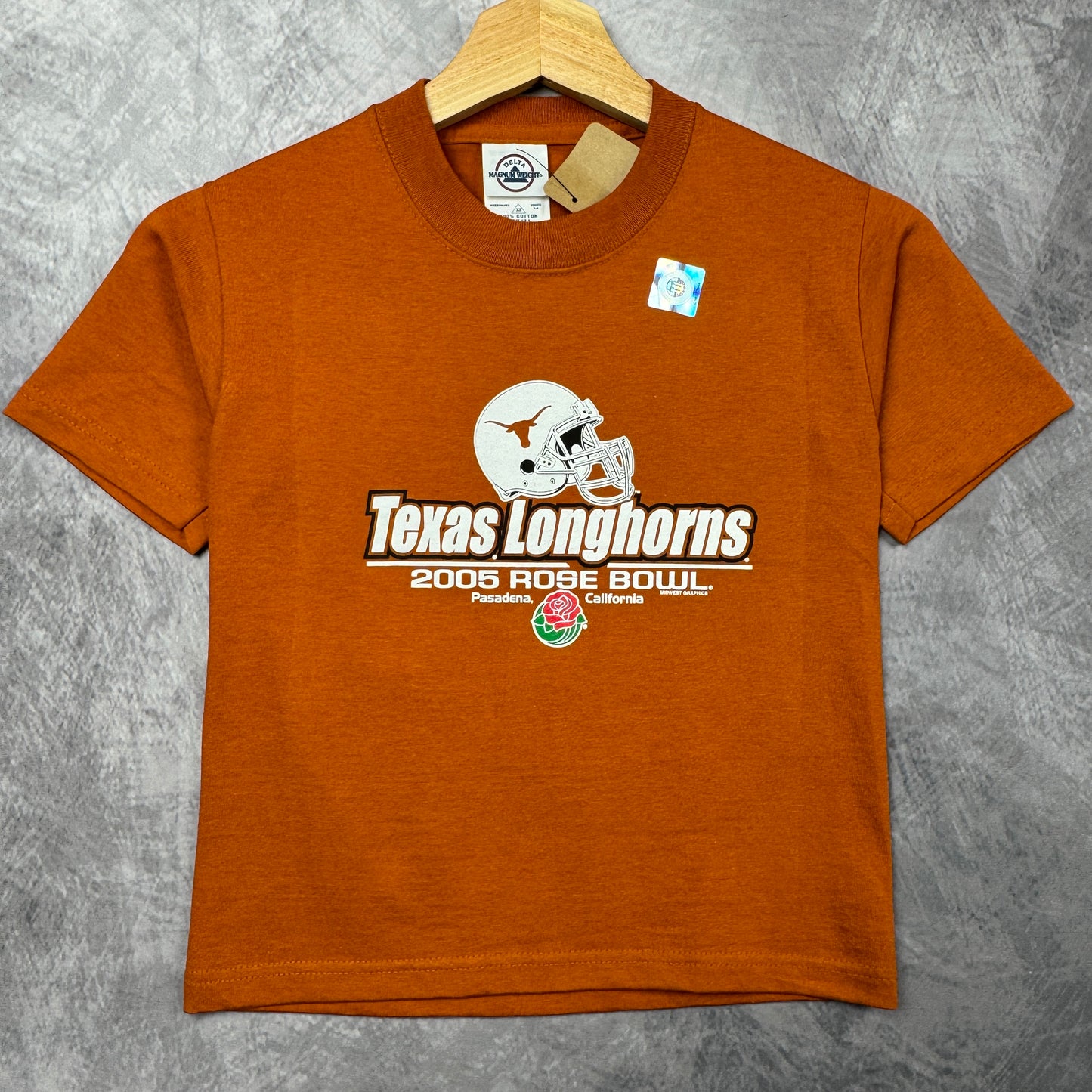 2005 Orange Texas Longhorns Rose Bowl Shirt