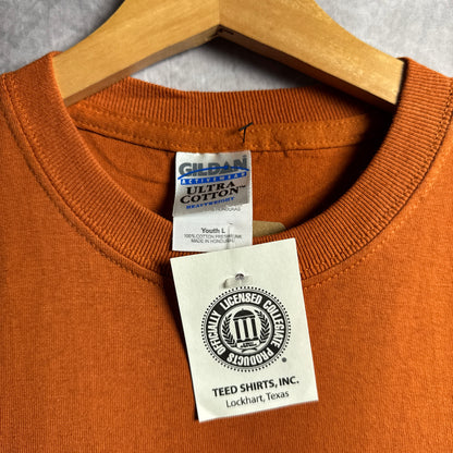 2005 Orange Texas Longhorns National Champs Shirt (Kids S,M and Adult Small)