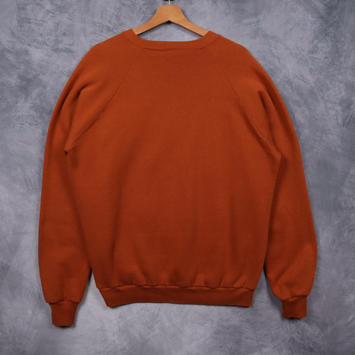 90s Burnt Orange Texas Longhorns Hook 'Em Crewneck Sweatshirt 5714