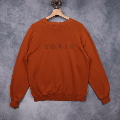 90s Burnt Orange Texas Longhorns Crewneck Sweatshirt 5686