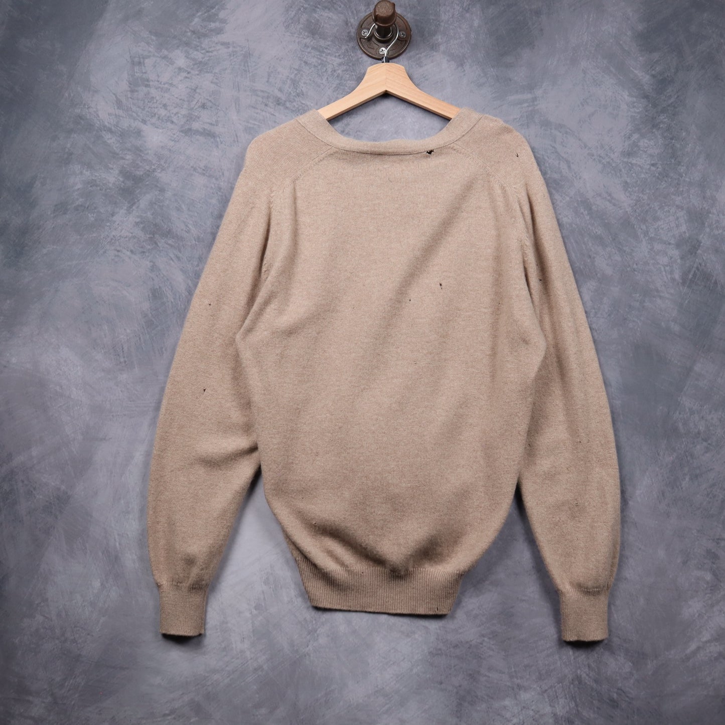 80s Tan Brown Todd's Cashmere Cardigan 5477