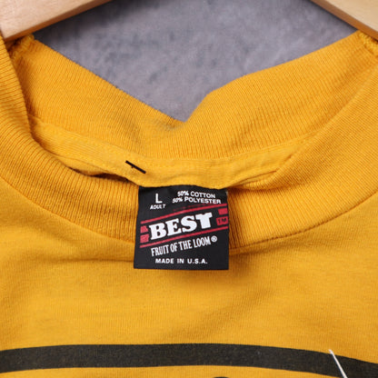 90s Yellow Rap For Safety Shirt 5417