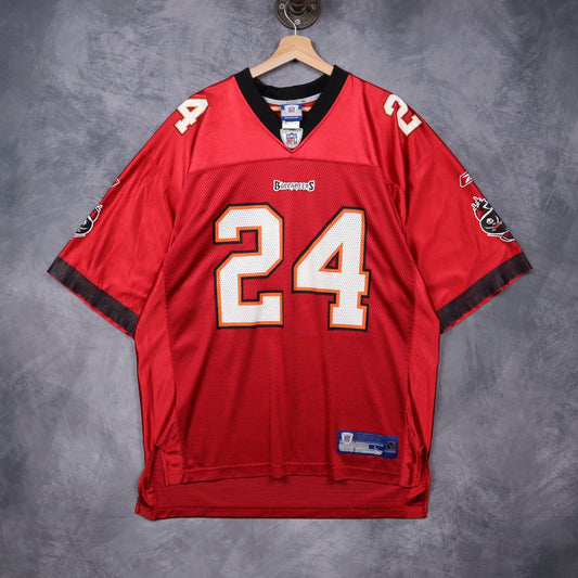 00s Red Tampa Bay Buccaneers Williams #24 Reebok Jersey 6562