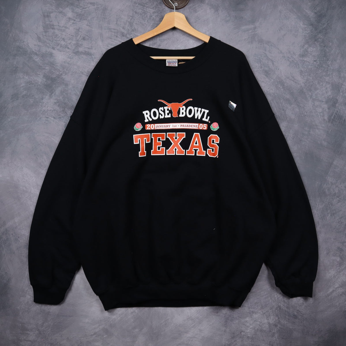 2005 Black Texas Rose Bowl Crewneck Sweatshirt 5728