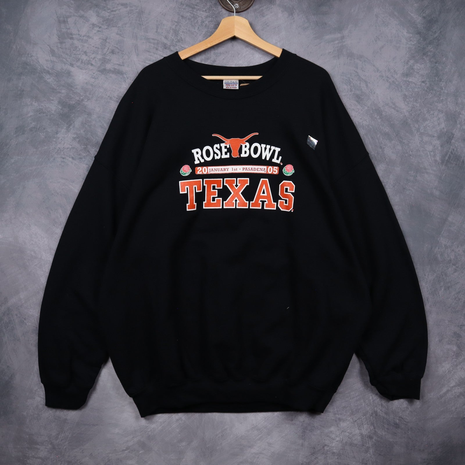 2005 Black Texas Rose Bowl Crewneck Sweatshirt 5728