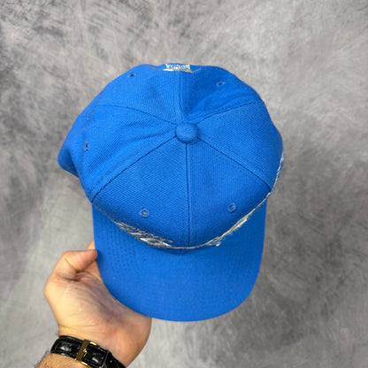 90s Blue Detroit Lions Sports Specialties Snapback Hat 6830