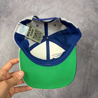 90s Blue and White Dallas Cowboys Snapback Hat 6853