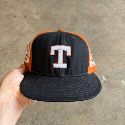 90s Black and Orange Texas Longhorns Hook 'Em Hat 5771