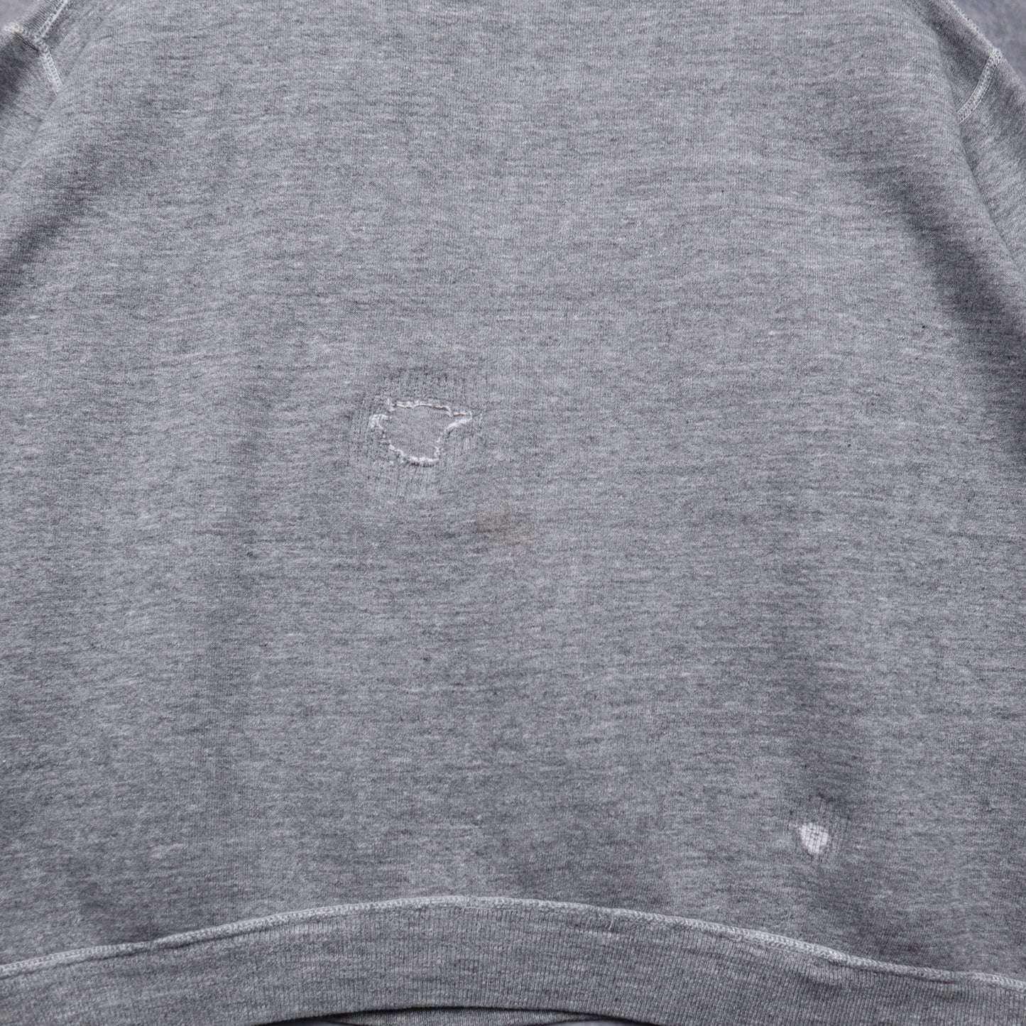 80s Heather Grey Gintaras Russell Athletic V-Stitch Sweatshirt 5576