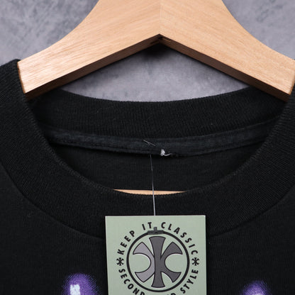 90s Black Chevy Thunder Lightning Shirt 7249