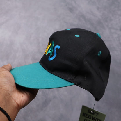 90s Black Texas Multicolor Embroidered Snapback Kids Hat 5515