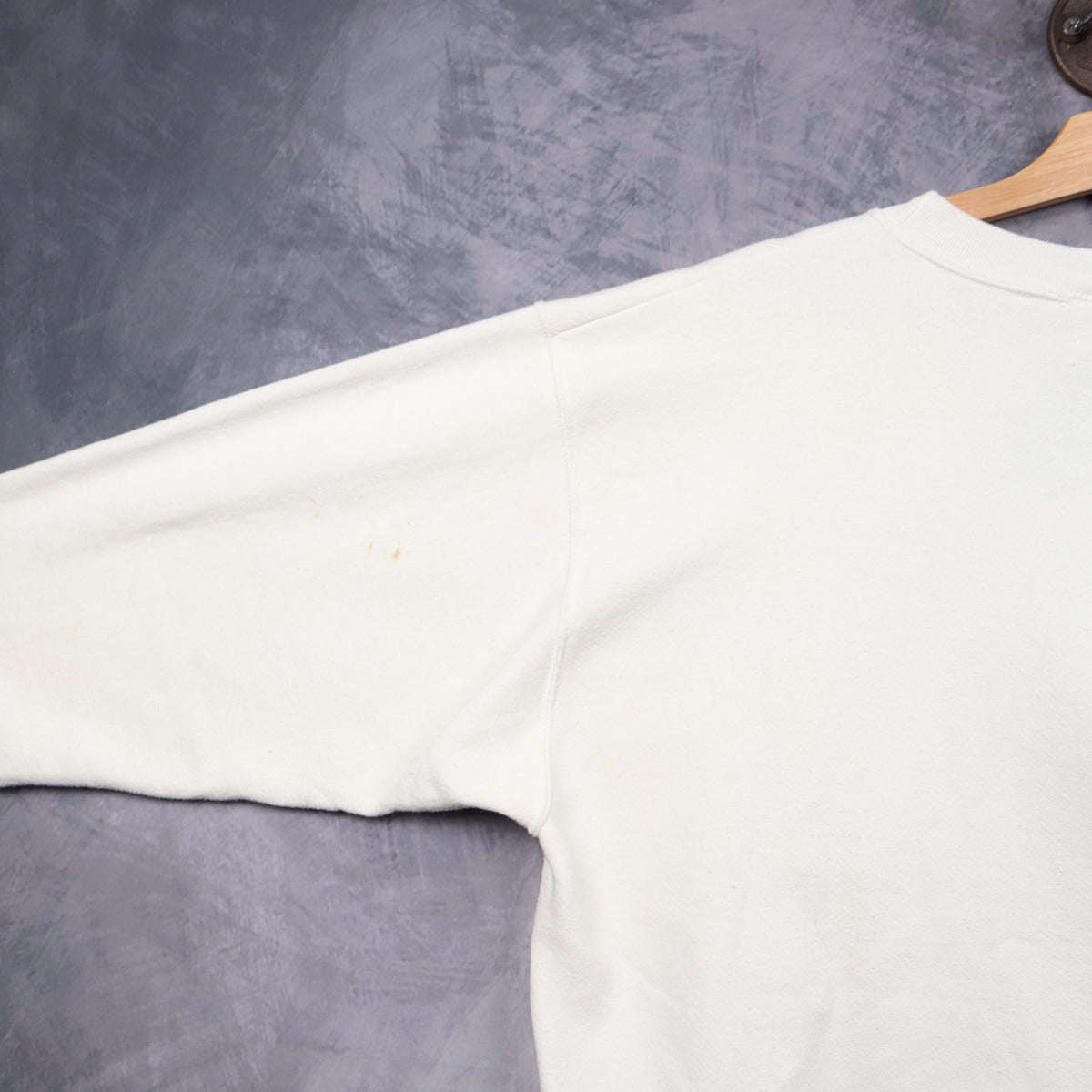 90s White Dallas Cowboys Wraparound Crewneck Sweatshirt 6633