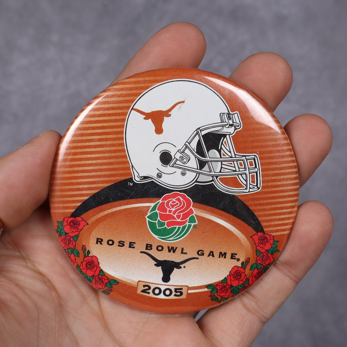 2005 Texas Longhorns Rose Bowl Pin 5962