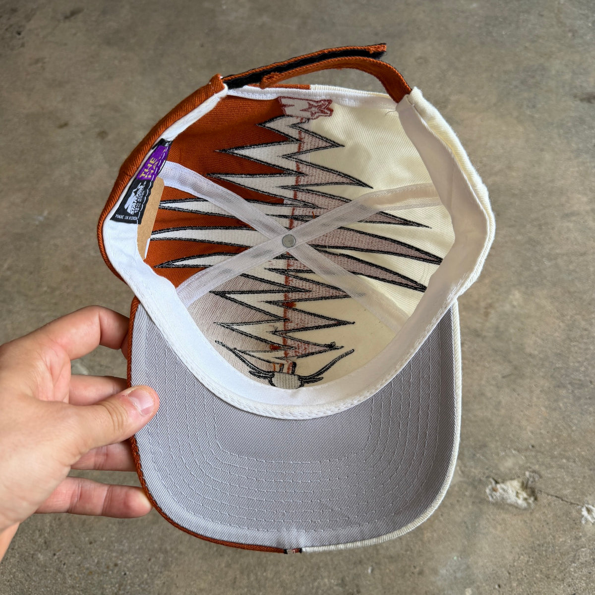 90s Orange Texas Longhorns Starter Shockwave Hat 5778