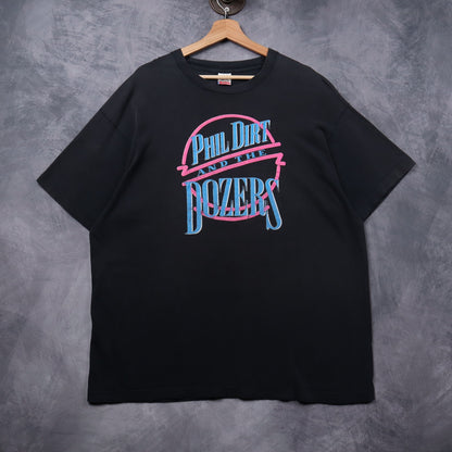 90s Black Phil Dirt and the Dozers Shirt 5377