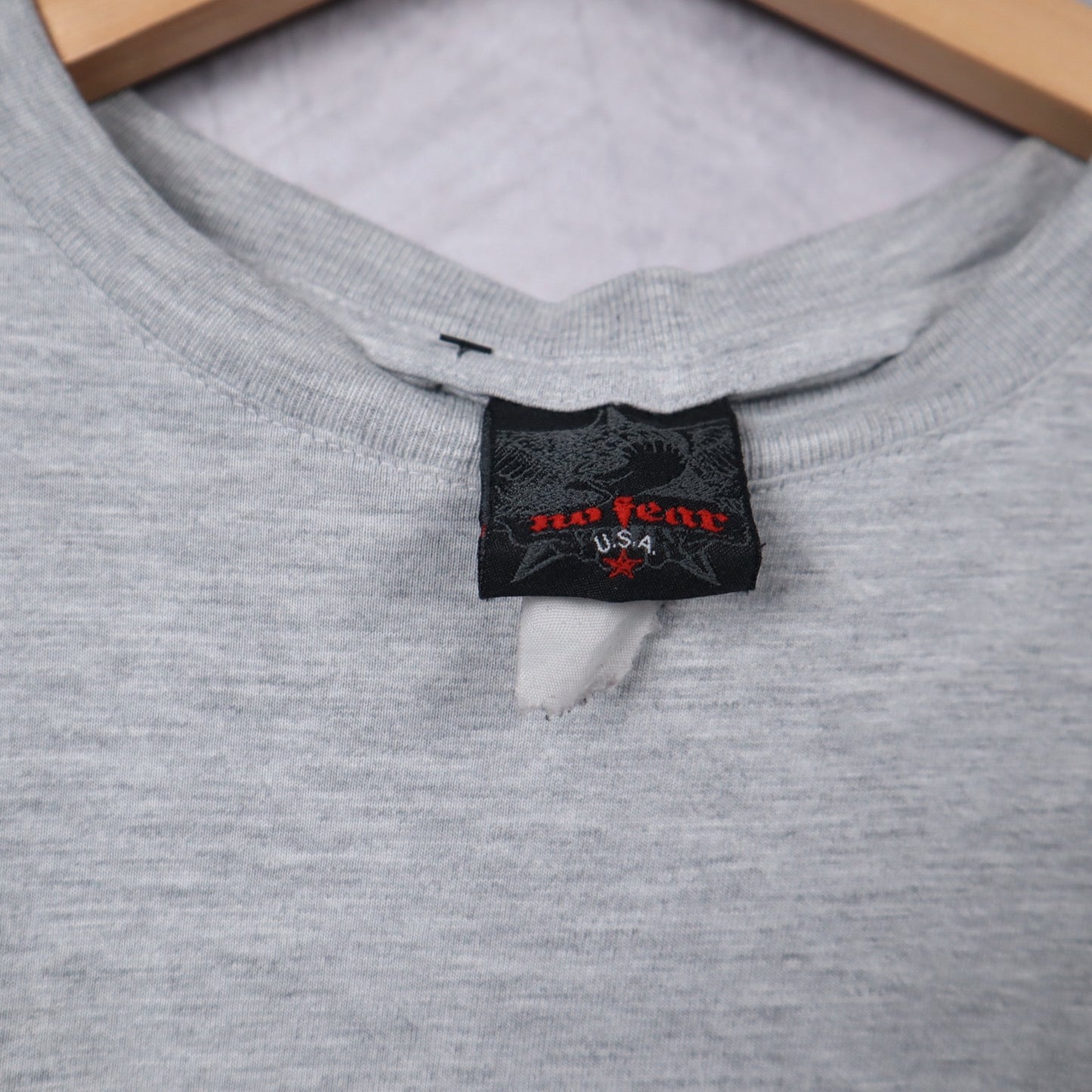90s Grey No Fear Manny Pacquiao Boxing Shirt 4675