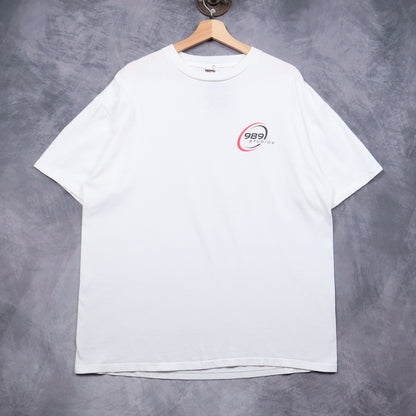 1998 White Twisted Metal III 989 Studios Promo Shirt 5127