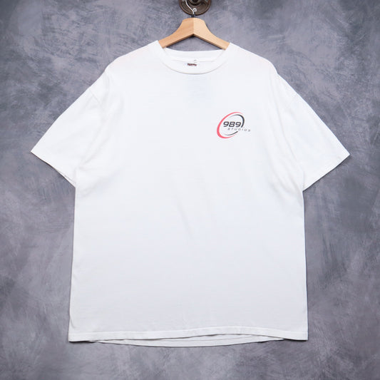 1998 White Twisted Metal III 989 Studios Promo Shirt 5127