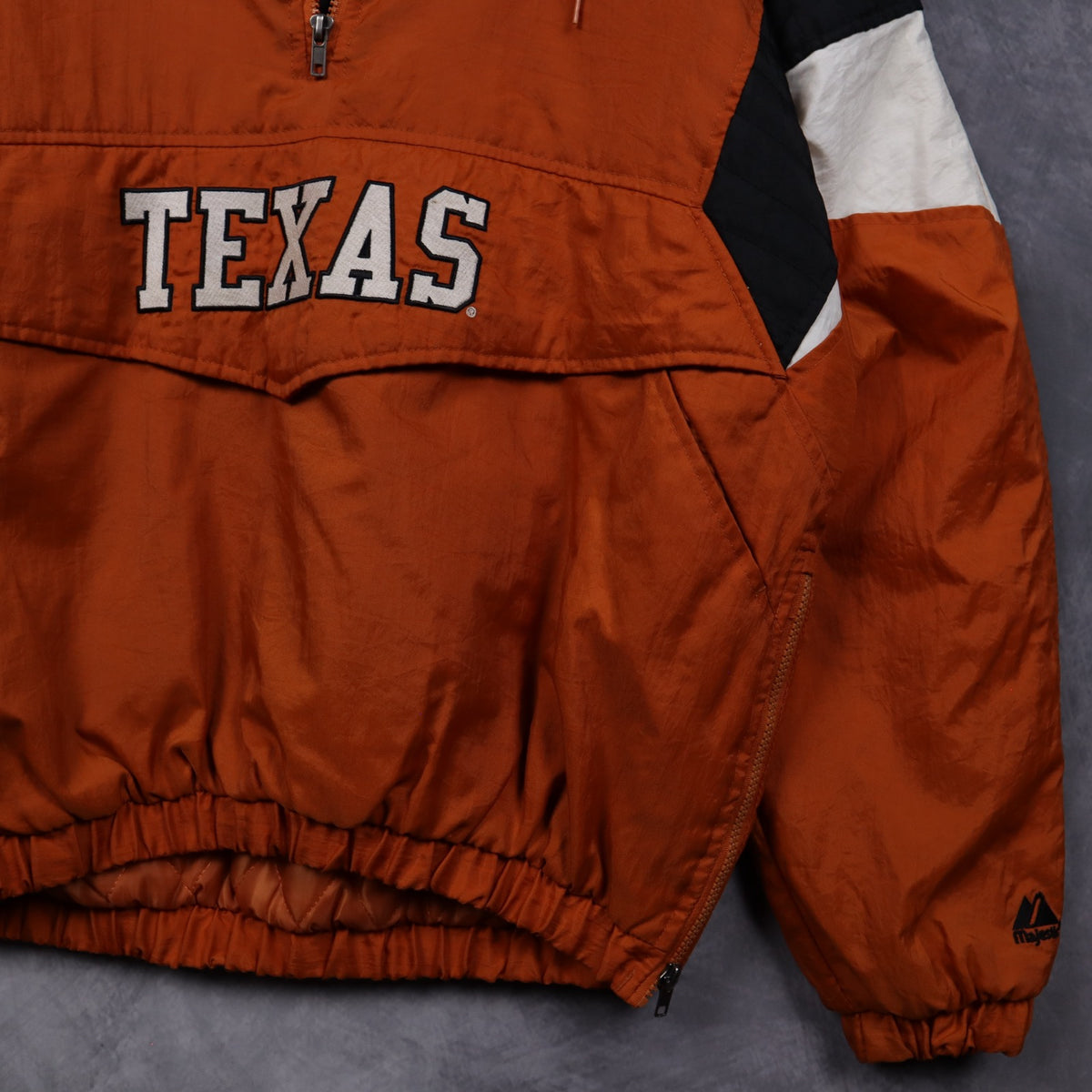 90s Orange Texas Longhorns Hooded Puffer Jacket 5929