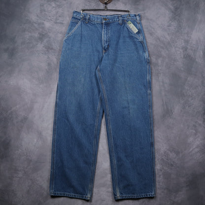 00s Medium Wash Carhartt Carpenter Work Jeans 5268