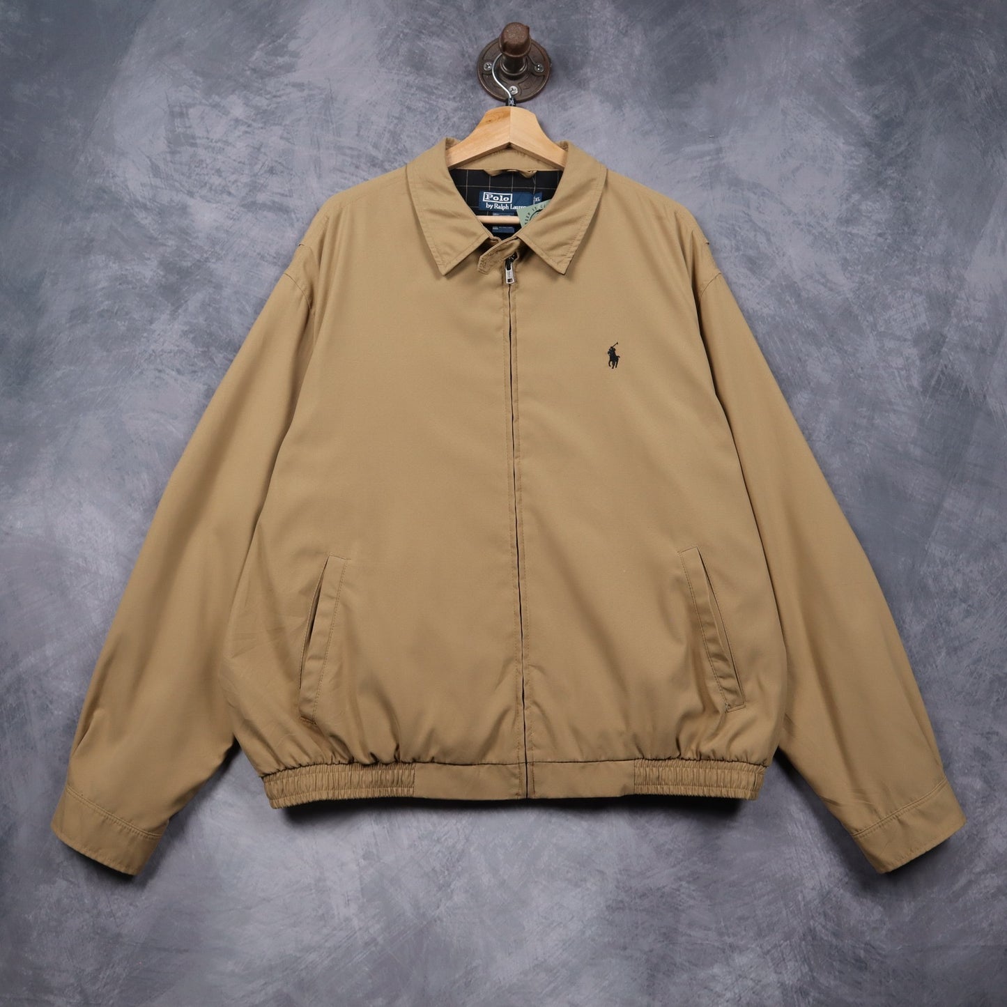 90s Tan Polo Ralph Lauren Harrington Jacket 4869