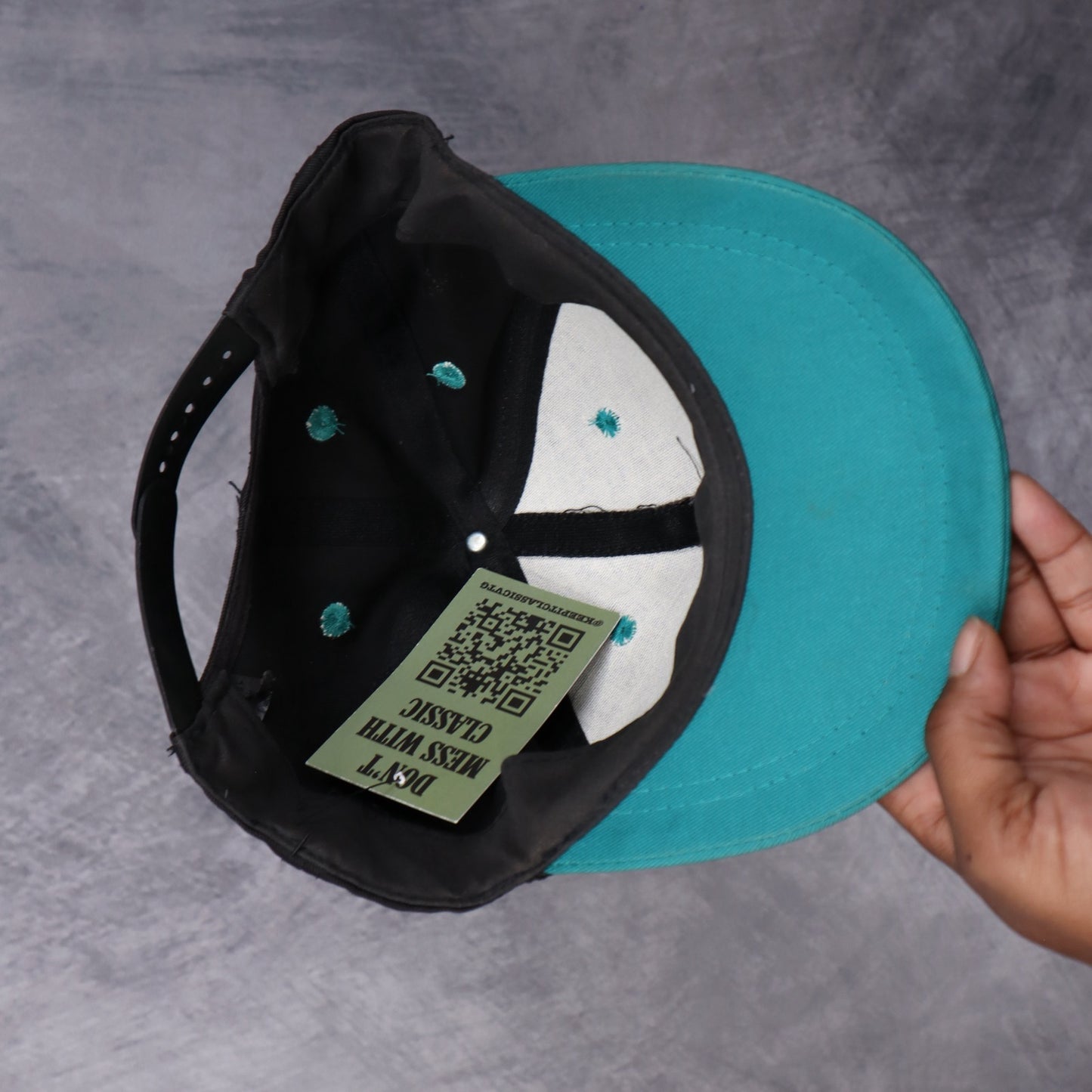 90s Black Texas Multicolor Embroidered Snapback Hat 5515