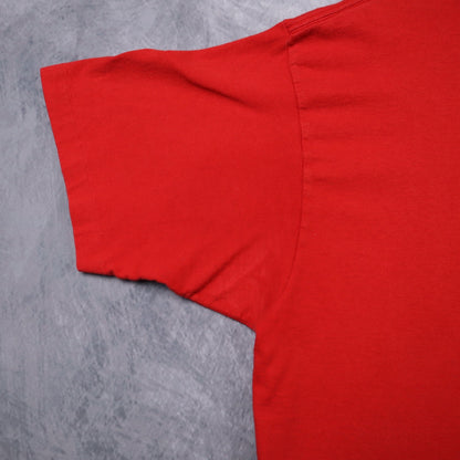 90s Red Chicago Blackhawks Nutmeg Mills Shirt 4693