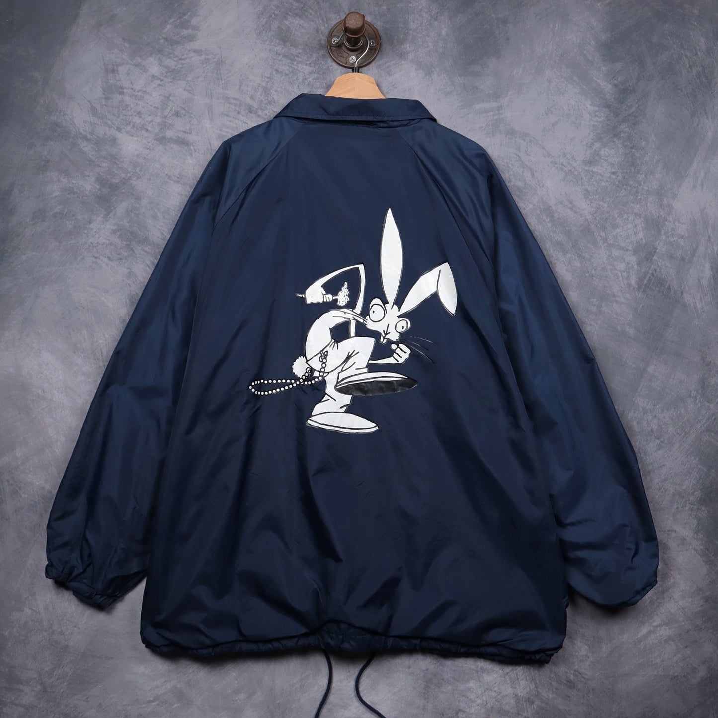 90s Navy Blink 182 Bunny Coach Jacket 5076