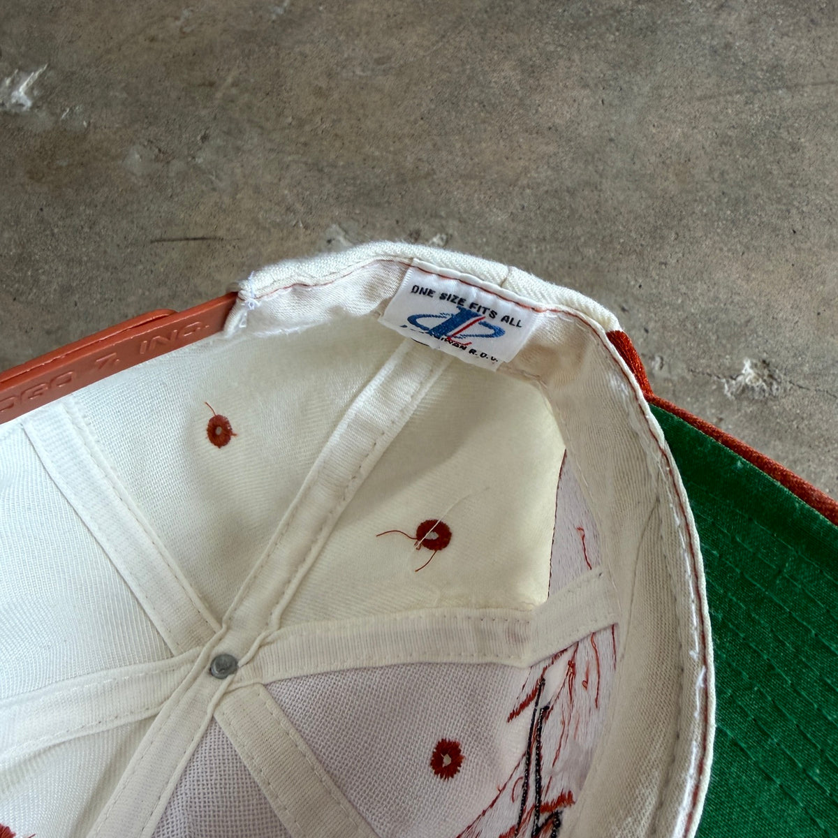 90s White Texas Longhorns Logo Athletic Sharktooth Snapback Hat 5787