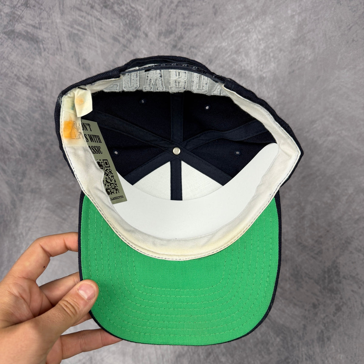 90s Navy Blue Dallas Cowboys Snapback Hat 6860