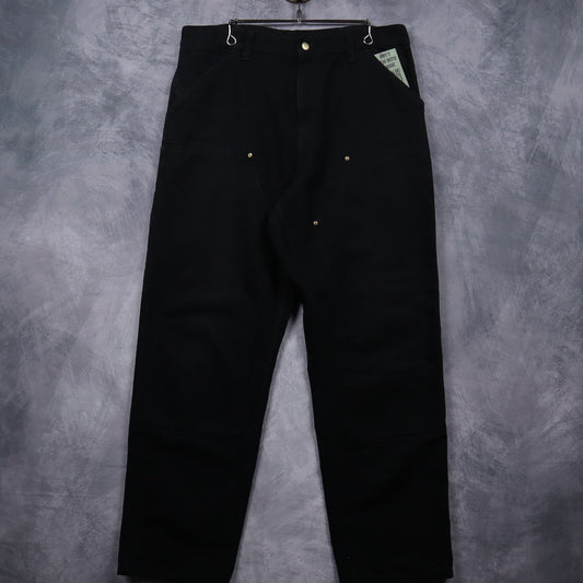 00s Black Carhartt Double Knee Carpenter Work Pants 5083