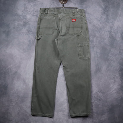 Early 2000s Faded Olive Green Dickies Carpenter Pants 5238
