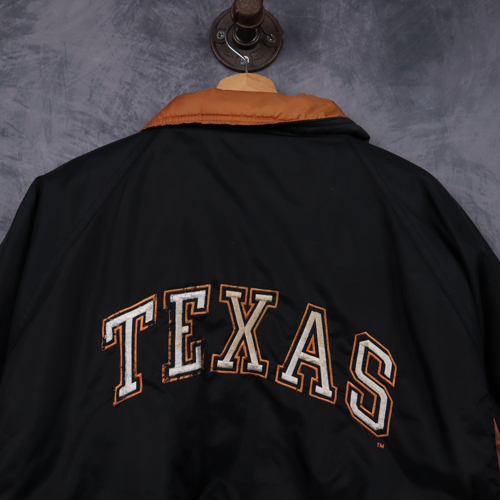 90s Black Texas Longhorns Jacket 5917