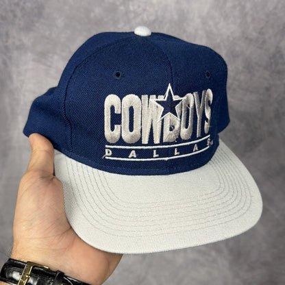 90s Navy Blue Dallas Cowboys Snapback Hat 6868