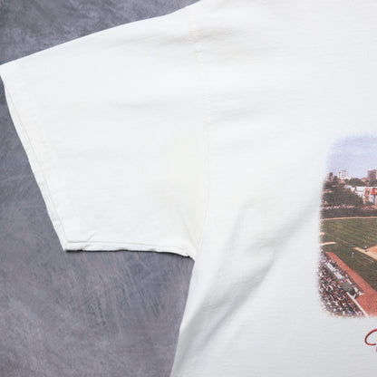 90s White Wrigley Field Chicago Shirt 5461