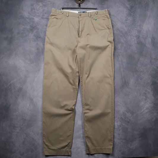 90s Tan Brown Polo Ralph Lauren Chino Pants 5248