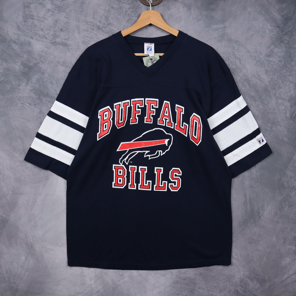 90s Navy Blue Buffalo Bills Jersey Shirt 6602