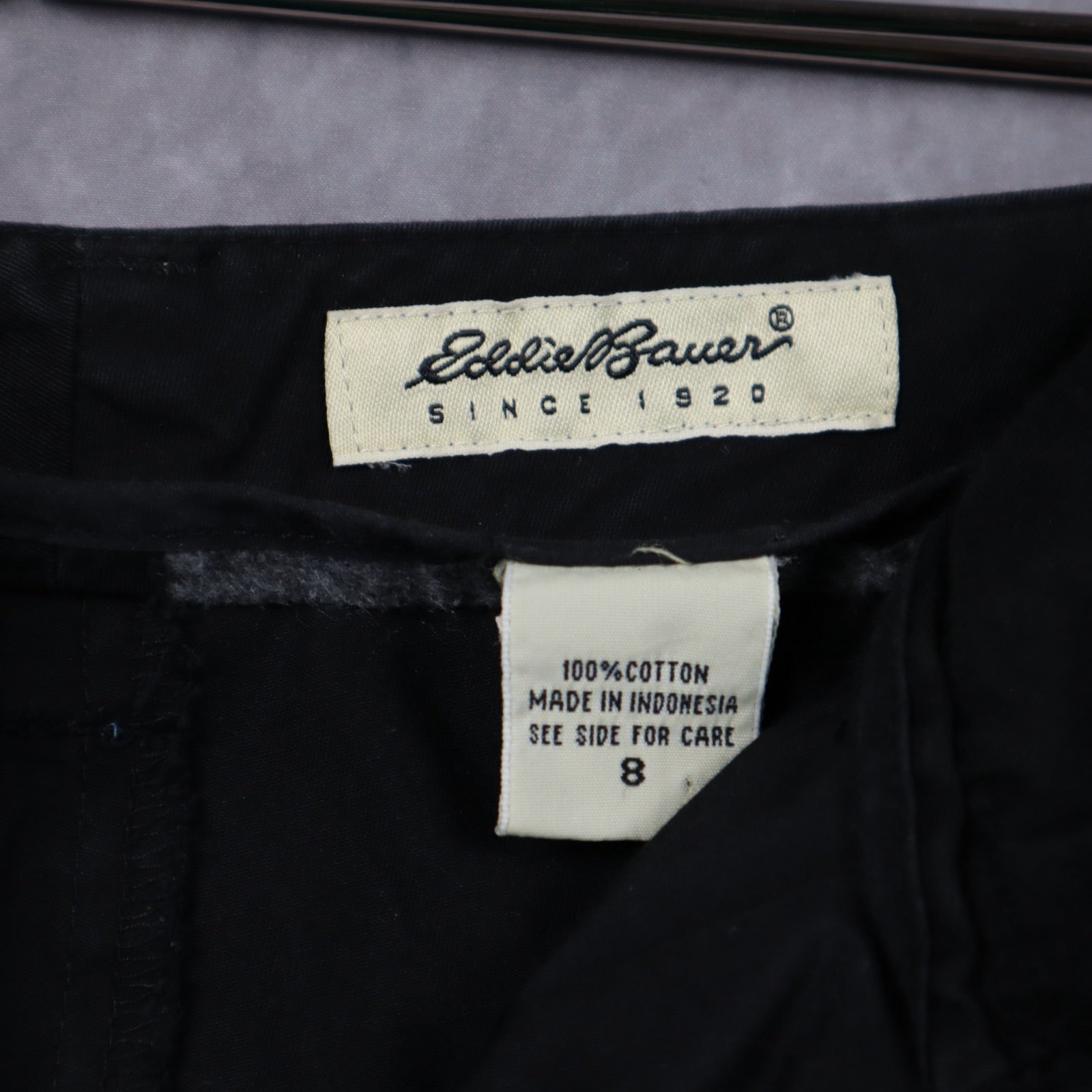 Early 2000s Black Eddie Bauer Chino Shorts 5200
