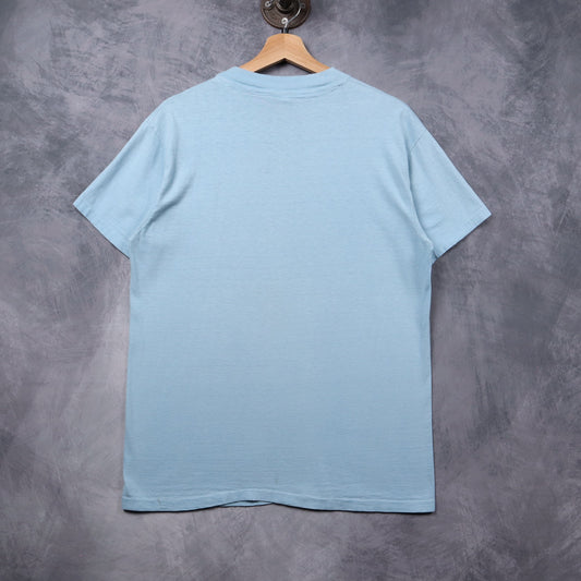 80s Light Blue Jay Boy Adams Atlantic Records Promo Shirt 5450