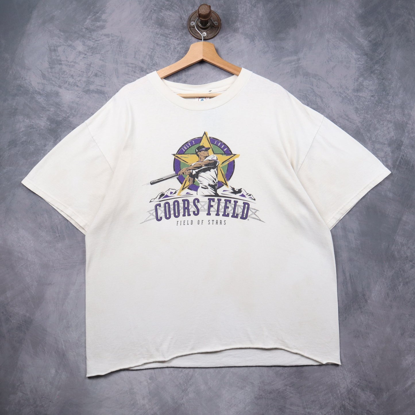 1998 White Coors Field of Stars Shirt 5526