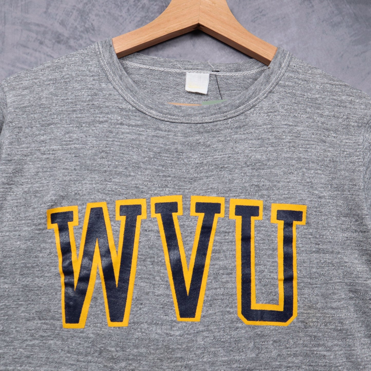 90s Heather Gray WVU West Virginia Shirt 5575