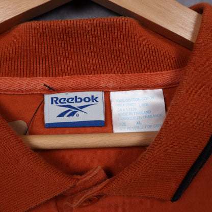 90s Burnt Orange Texas Longhorns Reebok Polo Shirt 5898