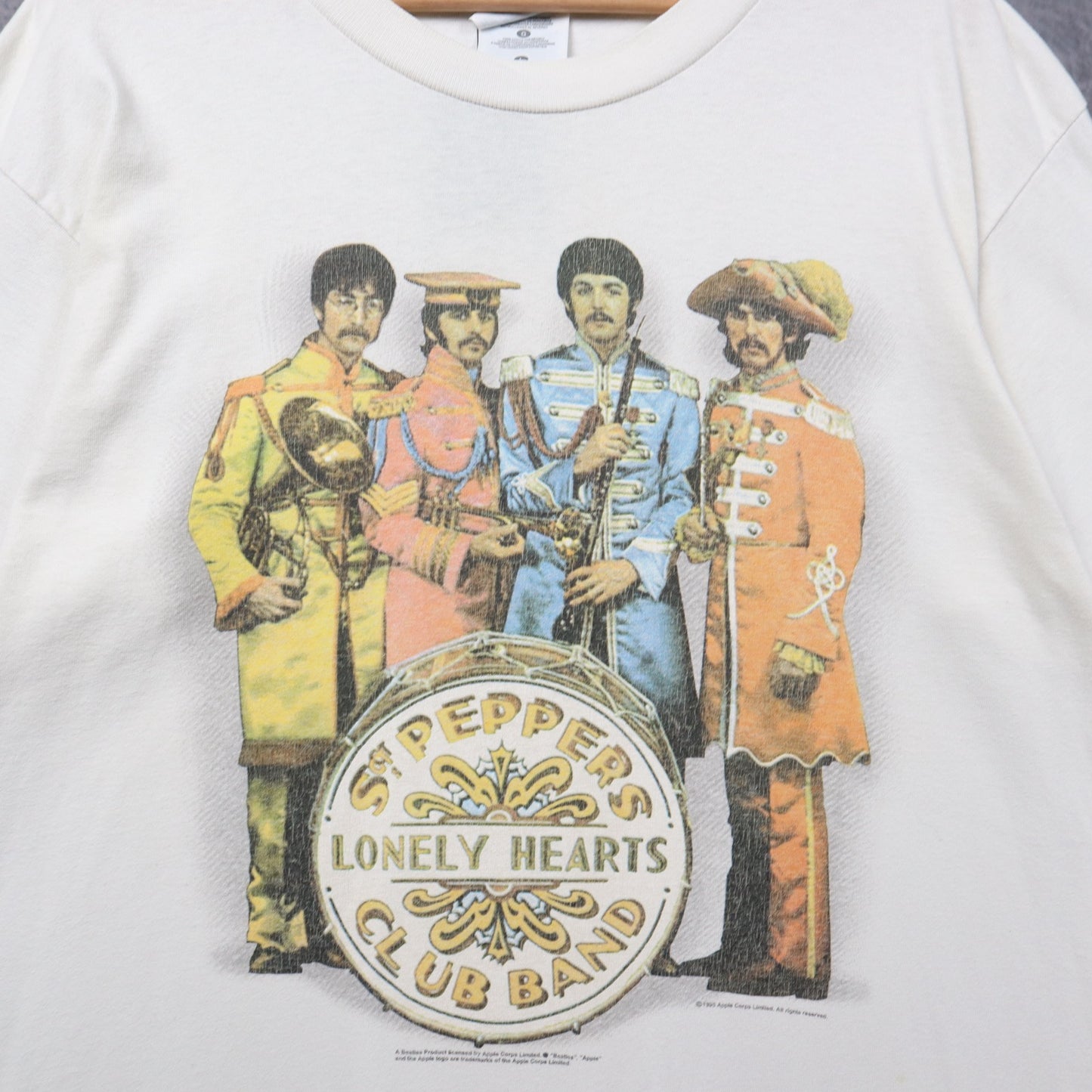 1991 White The Beatles Sgt. Peppers Lonely Hearts Club Band Shirt 5441