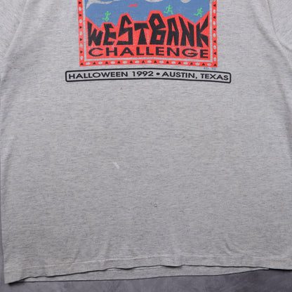 1992 Heather Gray Westbank Challenge Halloween Austin Texas Shirt 5384