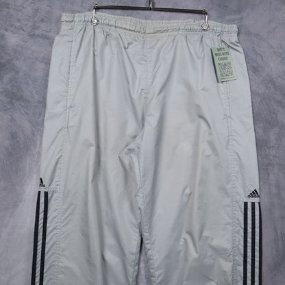 Early 2000s Light Grey Adidas Track Pants 5230