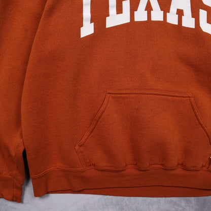 00s Burnt Orange Texas Hoodie 5647
