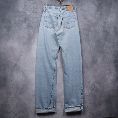 90s Light Wash Levi's Faded Denim Jeans 5057