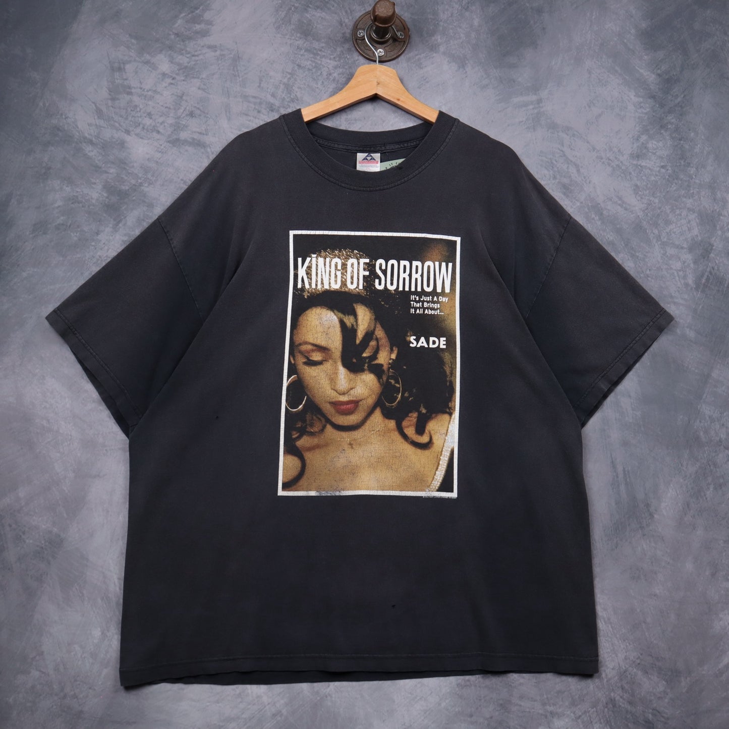 2001 Faded Black Sade King Of Sorrow Shirt 5126