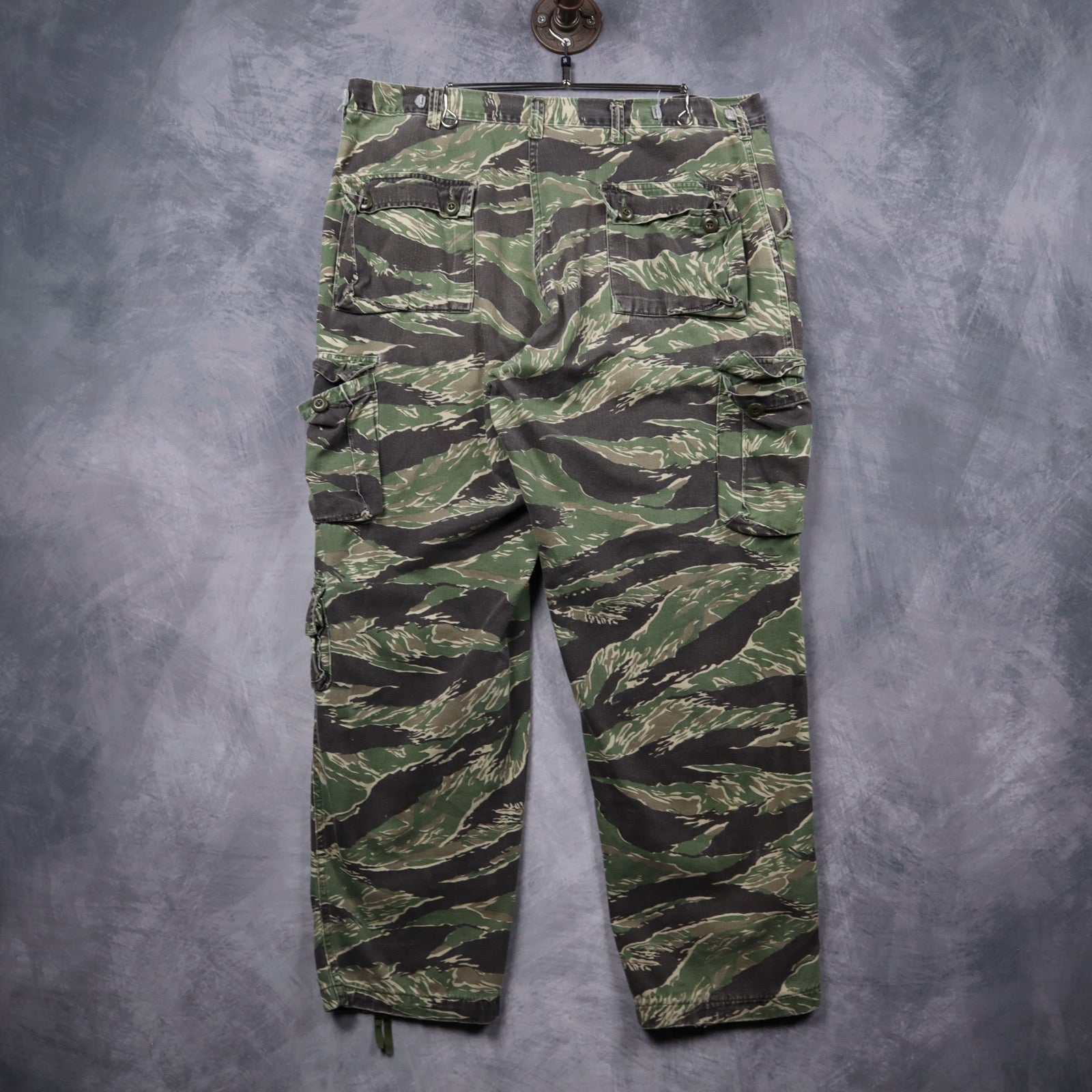 90s Tiger Stripe Camo Combat Cargo Pants 5240
